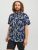 Jack & Jones JORCRAYON AOP Shirt Navy - Skjorter - Store skjorter - 2XL-8XL