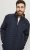 Jack & Jones MULTI SET-IN Sleeves Quilted Jacket With Collar Navy Blazer - Jakker - Store jakker - 2XL-12XL