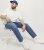 Jack & Jones GLENN ORIGINAL MF 071 Jeans Blue Denim - Jeans og bukser - Store Bukser og Store Jeans