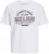 Jack & Jones JJELOGO O-Neck T-Shirt White - T-skjorter - Store T-skjorter - 2XL-14XL