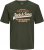 Jack & Jones JJELOGO O-Neck T-Shirt Kombu Green - T-skjorter - Store T-skjorter - 2XL-14XL