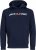 Jack & Jones CORP OLD LOGO REG FIT Hoodie Navy Blazer - Gensere og hettegensere - Store hettegensere - 2XL-14XL