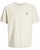Jack & Jones Jackie Crew Neck T-Shirt Moonbeam - T-skjorter - Store T-skjorter - 2XL-14XL
