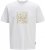 Jack & Jones Tarmac Camo Crew Neck T-Shirt Bright White - T-skjorter - Store T-skjorter - 2XL-14XL