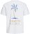 Jack & Jones Summer Vibes Crew Neck T-Shirt White - T-skjorter - Store T-skjorter - 2XL-14XL