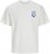 Jack & Jones Charge Crew Neck Printed T-Shirt White - T-skjorter - Store T-skjorter - 2XL-14XL