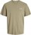 Jack & Jones Ayce Crew Neck T-Shirt Beige - T-skjorter - Store T-skjorter - 2XL-14XL