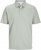 Jack & Jones Rodney Short Sleeve Polo Aqua Gray - Polo- & piqueskjorter - Poloskjorte i store størrelser - 2XL-8XL