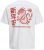 Jack & Jones Snake Dragon Crew Neck T-Shirt Bright White - T-skjorter - Store T-skjorter - 2XL-14XL