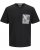  Jack & Jones Tavira Aop Pocket Crew Neck T-Shirt Black - T-skjorter - Store T-skjorter - 2XL-14XL
