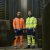 Leo Hawkridge Ecoviz High Performance 4X Stretch Trouser Hi-Vis Orange/Navy Print - Arbeidsklær - Arbeidsklær i store størrelser