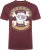 Kam Jeans 5753 Buccaneer Print T-Shirt BURGUNDY MARL - T-skjorter - Store T-skjorter - 2XL-14XL