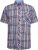 Kam Jeans 6313 Casual Check Short Sleeve Shirt Grey - Skjorter - Store skjorter - 2XL-8XL