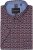 Kam Jeans 6326 Mini Floral Print Short Sleeve Shirt Navy - Skjorter - Store skjorter - 2XL-8XL