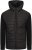 Kam Jeans KV136 Padded Body And Jersey Sleeves Hybrid Zip Thru Quilted Hoody Black TALL SIZES - HERREKLÆR MT-6XLT - Klær for høye menn