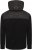 Kam Jeans KV136 Padded Body And Jersey Sleeves Hybrid Zip Thru Quilted Hoody Black TALL SIZES - HERREKLÆR MT-6XLT - Klær for høye menn