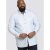 D555 Addington Printed Oxford Shirt Blue - Skjorter - Store skjorter - 2XL-8XL