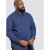 D555 Bainton Long Sleeve Shirt Navy - Skjorter - Store skjorter - 2XL-8XL
