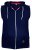 D555 Blake Sleeveless Hoodie Navy - Gensere og hettegensere - Store hettegensere - 2XL-14XL