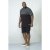 D555 Stefhen Polo Black - Polo- & piqueskjorter - Poloskjorte i store størrelser - 2XL-8XL