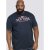 D555 Thornton Embroidery T-shirt Navy - T-skjorter - Store T-skjorter - 2XL-14XL