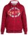 D555 Rylan Hoodie Red - Gensere og hettegensere - Store hettegensere - 2XL-14XL