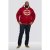 D555 Rylan Hoodie Red - Gensere og hettegensere - Store hettegensere - 2XL-14XL