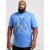 D555 Monty T-shirt Blue - T-skjorter - Store T-skjorter - 2XL-14XL