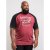 D555 Evans T-shirt Burgundy - T-skjorter - Store T-skjorter - 2XL-14XL