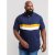 D555 Hopkins Polo Navy - Polo- & piqueskjorter - Poloskjorte i store størrelser - 2XL-8XL