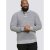 D555 Zane Sweater Grey - Gensere og hettegensere - Store hettegensere - 2XL-14XL