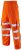 Leo Instow Breathable Executive Cargo Rain pants Hi-Vis Orange - Arbeidsklær - Arbeidsklær i store størrelser