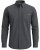 Motley Denim Lisbon Long Sleeve Shirt Charcoal - Skjorter - Store skjorter - 2XL-8XL