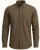 Motley Denim Lisbon Long Sleeve Shirt Dark Khaki - Skjorter - Store skjorter - 2XL-8XL