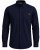 Motley Denim Lisbon Long Sleeve Shirt Navy - Skjorter - Store skjorter - 2XL-8XL
