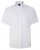 Kam Jeans 6283 Casual SS Herringbone Shirt White - Skjorter - Store skjorter - 2XL-8XL