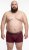 20 Nodi 979 Boxershorts 3-pakning Vinrød/Grå/Mørkeblå - Boxershorts - Boksershorts for menn i store størrelser