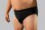 20 Nodi Stretch Cotton Briefs with Embroidered Side Label Black - Undertøy & badetøy - Undertøy store størrelser 