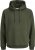 Jack & Jones Bradley Hoodie Dark Green - Gensere og hettegensere - Store hettegensere - 2XL-14XL