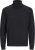 Jack & Jones Basic Knitted Sweater with Rolled Neck Black - Store Klær - Herreklær store størrelser