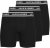 Jack & Jones Solid Boxer 3-Pack Black - Boxershorts - Boksershorts for menn i store størrelser