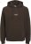 Jack & Jones Soho Hoodie Brown - Gensere og hettegensere - Store hettegensere - 2XL-14XL
