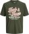 Jack & Jones Logo 2COL T-Shirt Green - T-skjorter - Store T-skjorter - 2XL-14XL