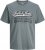 Jack & Jones Logo 2COL T-shirt Grey - T-skjorter - Store T-skjorter - 2XL-14XL
