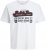 Jack & Jones Logo 2COL T-Shirt White - T-skjorter - Store T-skjorter - 2XL-14XL