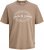 Jack & Jones Dover T-shirt Short Sleeve Brown - T-skjorter - Store T-skjorter - 2XL-14XL