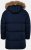 JP1880 Quilted Parka Lightweight and Warm with Faux Fur Hood Navy - Jakker - Store jakker - 2XL-12XL