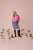 Kaffe Curve Karlia 3/4 Sleeve Blouse Pink - Bluser & tunikaer - 