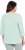 Ulla Popken Metallic Lettering 3/4 Sleeve Tee Mint Green - Trykket T-skjorter for dame - 