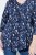 Ulla Popken Asymmetric Cowboy Boot Print Tee Dark Blue - Trykket T-skjorter for dame - T-skjorter med trykk for dame